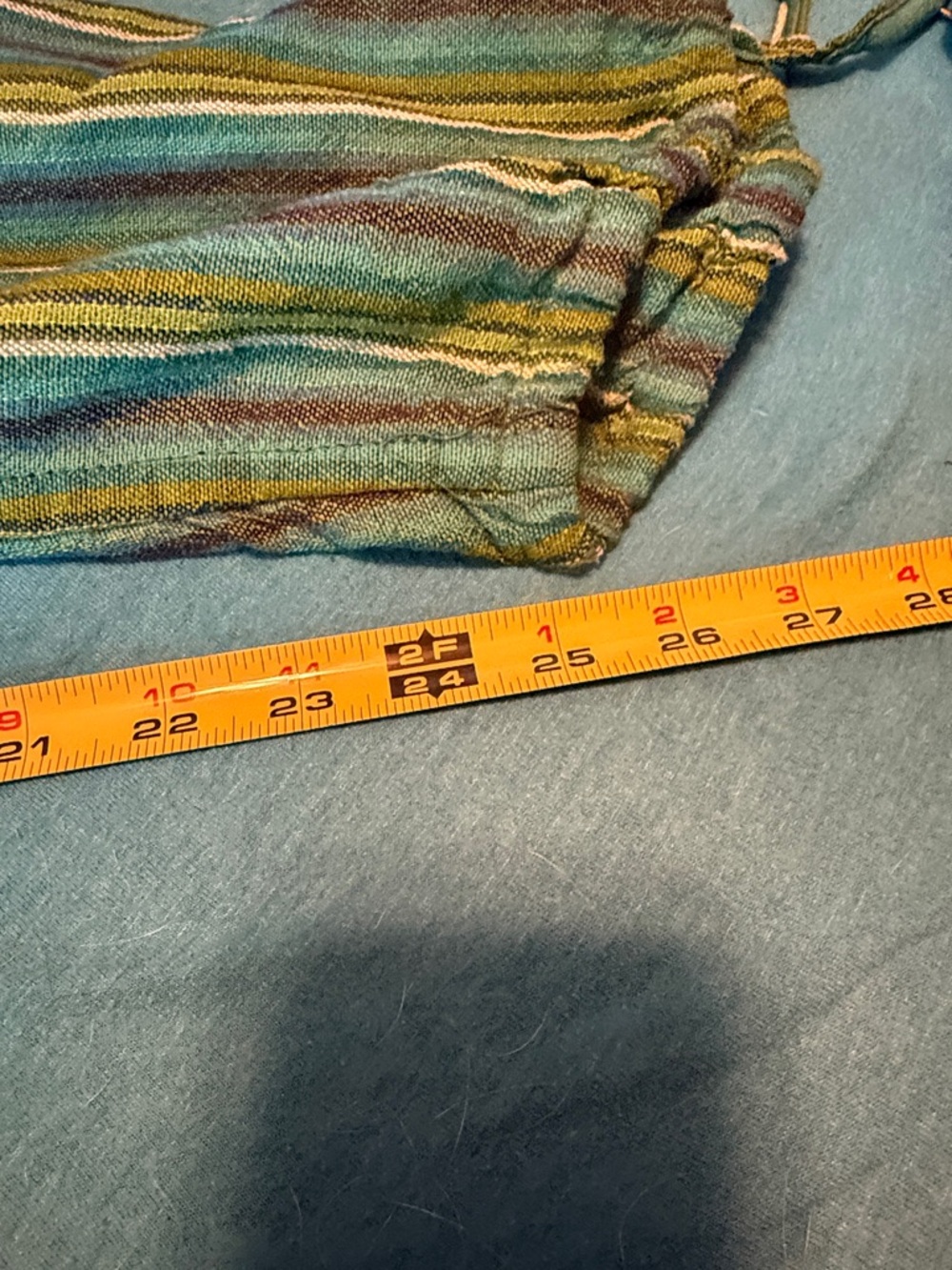 Sundance Striped Drawstring Linen Pants - Multicolor - Picture 4 of 6